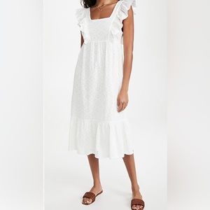 ba&sh Bryrd Dress Ecru Eyelet Style Size Small